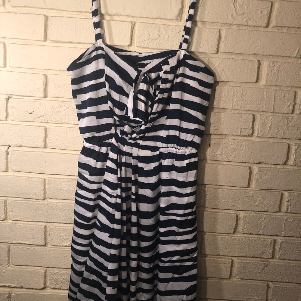 C. Luce Navy & White Dress